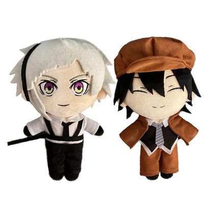 Bungo Stray Dogs: 20cm  Edogawa Rampo Plush Dazai Osamu Nakahara Chuuya Nakajima Atsushi Stuffed