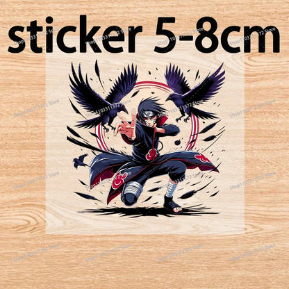 Naruto: Leather Wallet Cute Cartoon Printed Bags Fashion Zipper Short Coin Purse Multi-slot Bank Card Storage Bag Birthday Gift