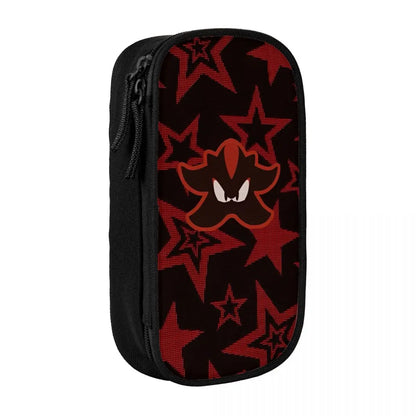 Sonic The Hedgehog: Classic Shadow The Hedgehog Pencil Cases Pencil Pouch Pen for Student Big Capacity Bag Students School Gifts Stationery