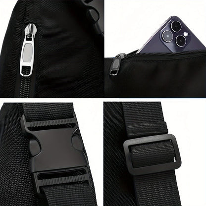 Ghost in the Shell: Major Motoko Kusanagi Cyberpunk Anime Jacket Stylish Waist Backpack Crossbody Chest Bag Street Casual Sporty