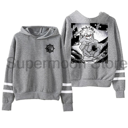 Gachiakuta: Rudo Merch Hoodie Pocketless Parallel Bars Sleeve Streetwear Women Men Hooded Sweatshirts