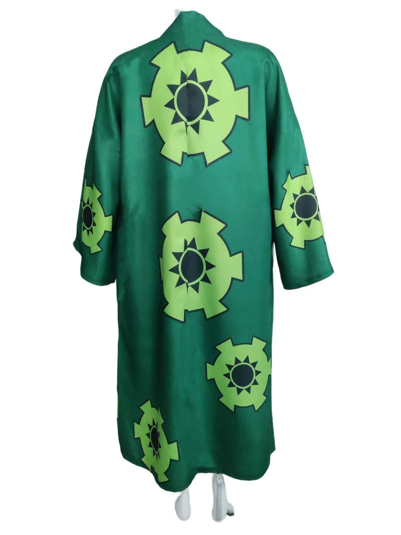 One Piece: Fantasia Wano Country Roronoa Of Zoro Cosplay Kimono Anime Pirate Disfraz Costume Men Male Halloween Carnival Party Clothes