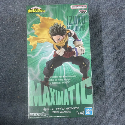 My Hero Academia: BANDAI Original Anime  MAXIMATIC Midoriya Izuku Action Figures PVC Model Collectible Statue Toys For Kids Gifts