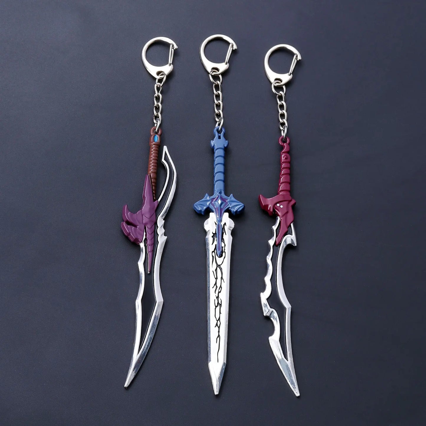 Solo Leveling: Personalized Keychain Pendant Sung Jin woo Yoo Jin ho Short Blade weapon Cosplay Props Fans Gift Jewelry
