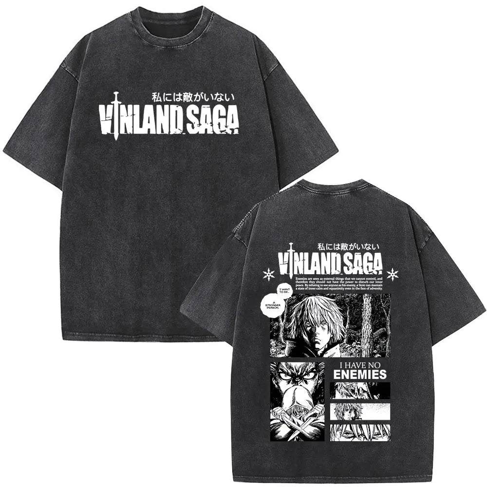 Vinland Saga: Manga Thorfinn Karlsefni T Shirt Men's Women Summer Fashion Casual O-Neck Oversized T-shirts