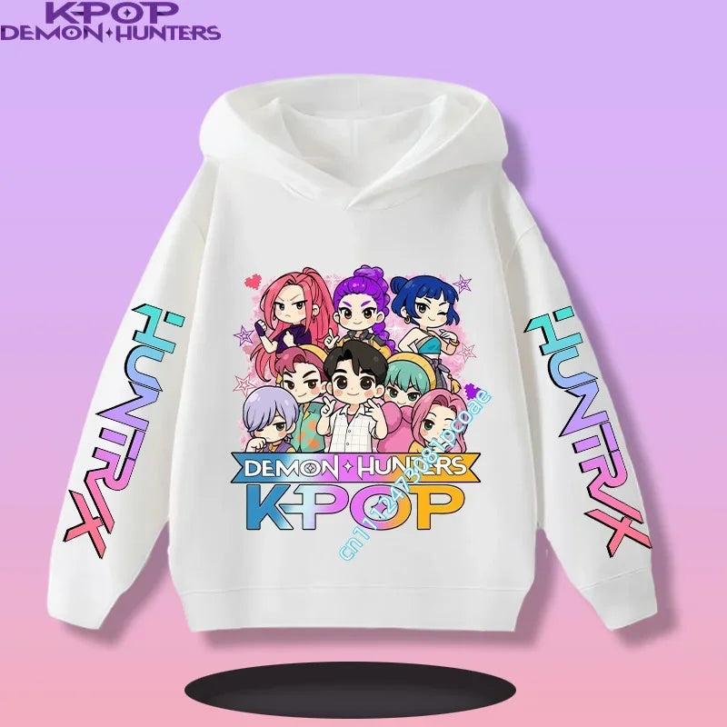 KPop Demon Hunters:  Children's Sweatshirt Girls' Clothes Girls' Sweatshirt New Fall and Winter New Cute Fashion Hoodie