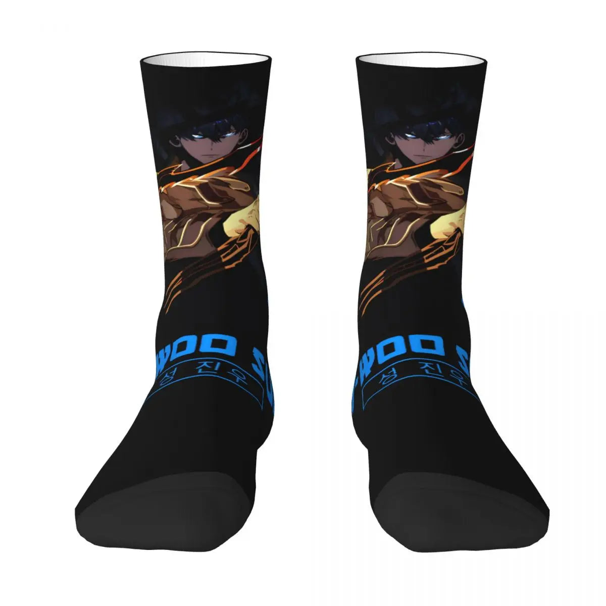 Solo Leveling: Sung jinwoo Shadow Monarch Socks,Leisure Beautiful printing Suitable for all seasons Dressing Gifts