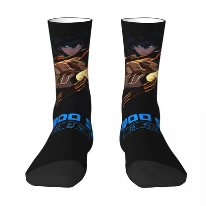 Solo Leveling: Sung jinwoo Shadow Monarch Socks,Leisure Beautiful printing Suitable for all seasons Dressing Gifts