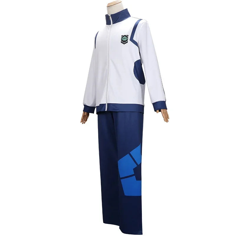 Anime Reo Nagi Bachira Isagi Chigir Cosplay Costume Full-Zip Pocket Sportswear Tracksuit Hoodie Reo Nagi Bachira Isagi Chigiri