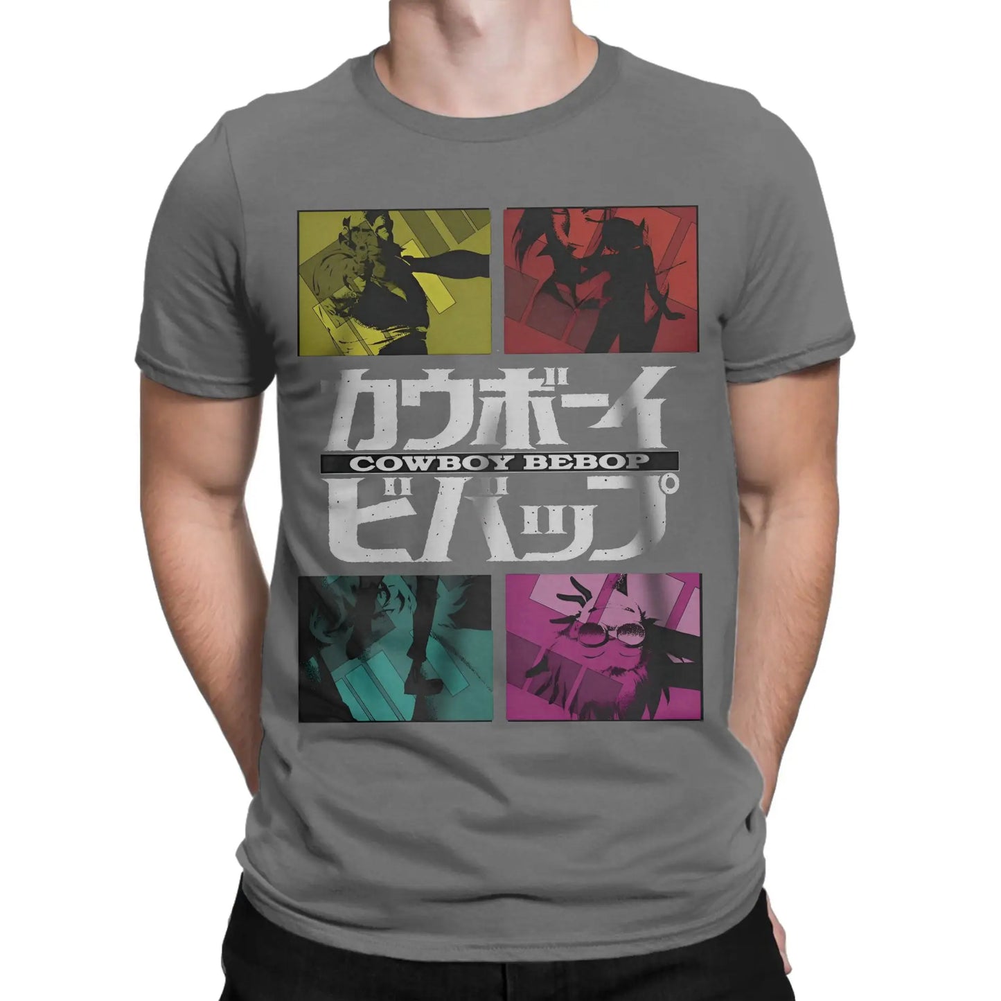 Cowboys Bebop: Anime Accessories Unisex T Shirts 100% Cotton Tee Graphic Printed  T-shirt Clothing
