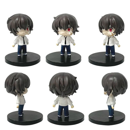 Bungo Stray Dogs:  7-22cm Dazai Osamu Noodles Press Figure Japanese Cartoon Figurines Collection Cute Toys