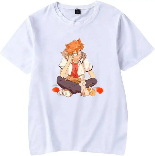 Fruits Basket: Oversized T-shirt Suitable for all seasons personality Clothes Streetwear Trendy Cotton Couples