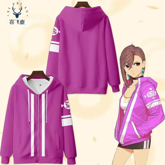 Dandadan:  Momo Ayase Cosplay Hoodie Unisex 3D Printed  Okarun Costume Hooded Fashion Coat for Spring Autumn