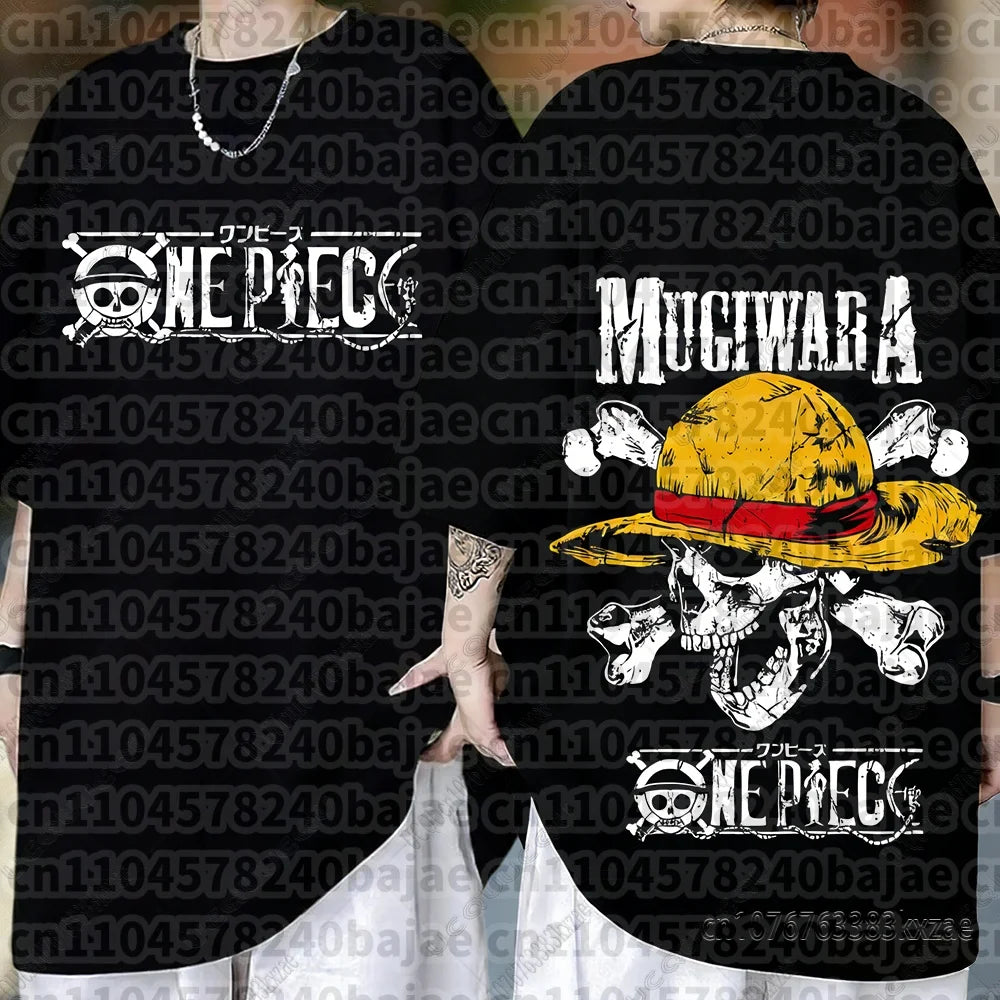 One Piece: Monkey D Luffy Anime T Shirt Men Women Summer Cotton Short Sleeve Tee Cartoon Print Streetwear Casual Graphic Top 2026