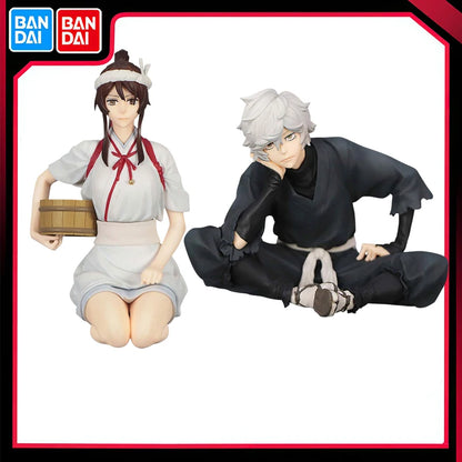 Hell's Paradise: FuRyu Genuine 10cm Sagiri Yamada Asaemon Gabimaru Noodle Stopper Figure Collection Figurine Toys Model Doll Gift