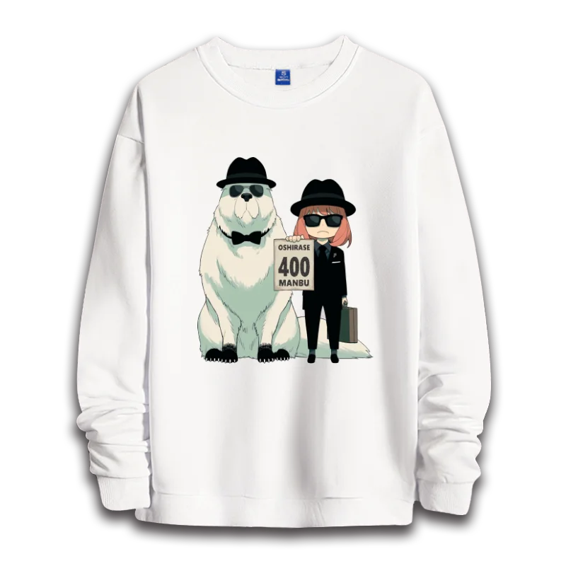 Spy x Family: anime sweatshirts  women's round neck top couple round neck hoodie couple loose casual fashion