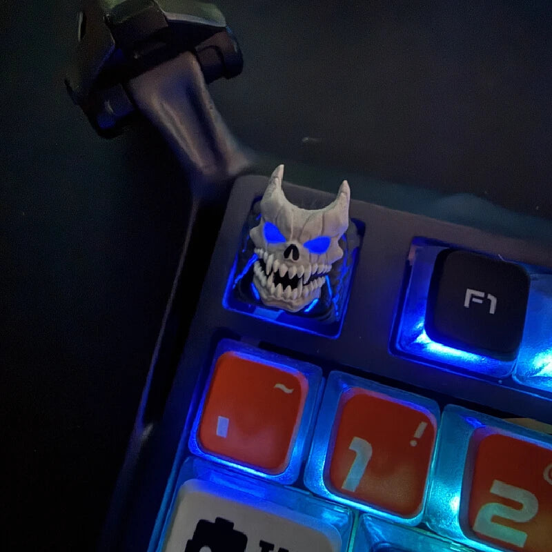 Anime Kaiju No.8 Light-Transmitting Keycaps Soshiro Hoshina Reno Ichikawa Personalized Resin Mechanical Keyboard Esc Keycap Gift