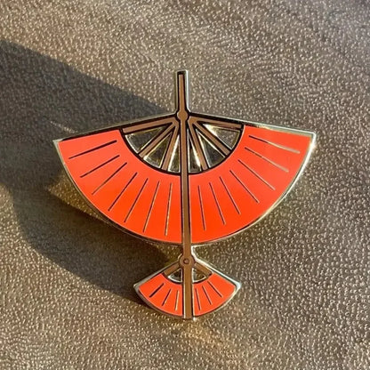 Avatar the Last Airbender:  Lapel Collection - Red Glider Enamel Pin |  Aang's  ATLA  Leo Lotus Art