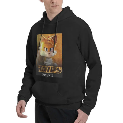 Sonic The Hedgehog : Tails The Fox  Hoodies Men's Women Casual Pullover Sweatshirts Harajuku Long Sleeve Hooded Autumn Winter