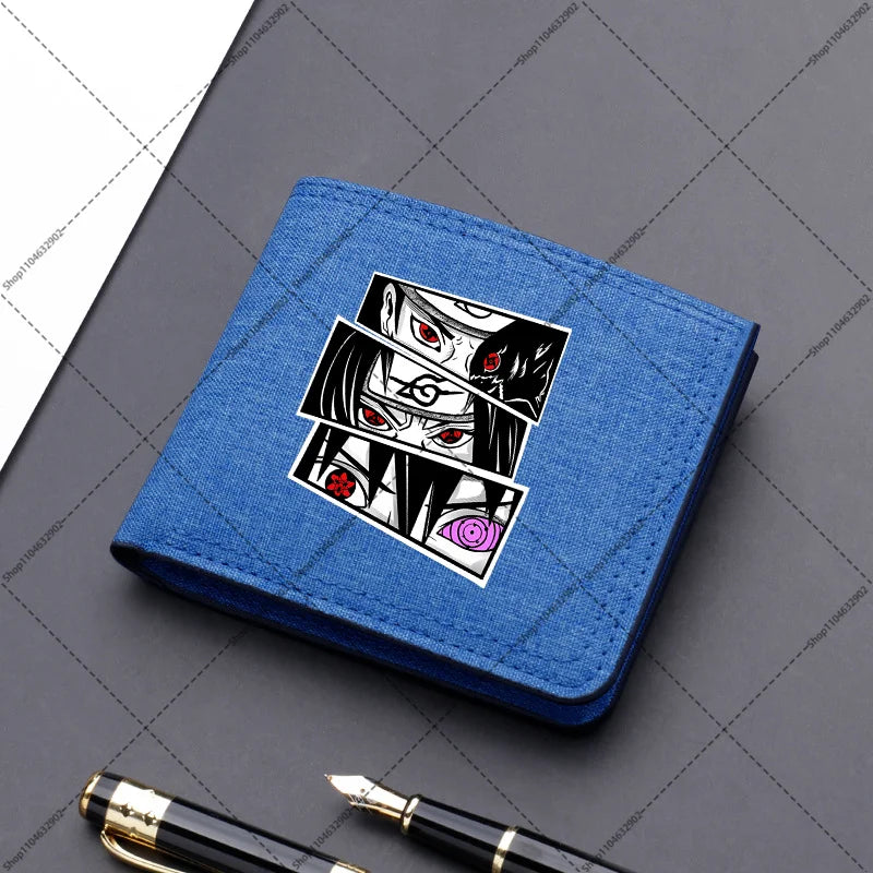 Naruto: Variotion Wallet Sasuke Sakura Cartoon Anime Pattern Portable Purses Boys Girls Cute Purse Women Creative Wallets Party Gifts