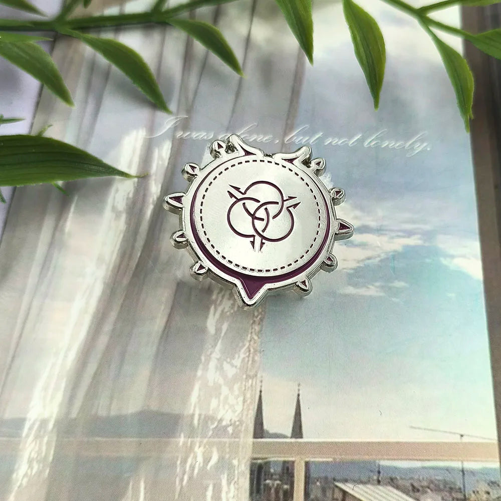 The Rising of The Shield Hero: Raphtaria Tattoo Pattern Badge Classic Anime Character Derivative Peripheral Brooch Decoration