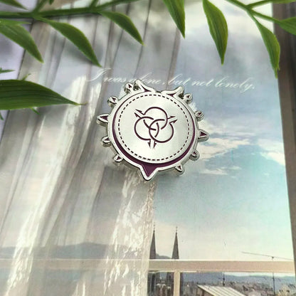 The Rising of The Shield Hero: Raphtaria Tattoo Pattern Badge Classic Anime Character Derivative Peripheral Brooch Decoration