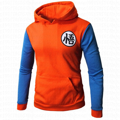 Dragon Ball:  Cosplay Costume Hoodie Sweatshirts Cardigan Son Goku Kame Symbol Casual Cartoon Hoodies Tops Streetwear