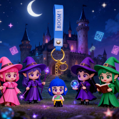 KPOP Devil Hunting Girl Group Tiger Anime Figure Toys Cute PVC Keychain Anime Student Bag Decoration Festival Gift