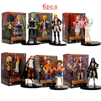 One Piece: Figure Theater Edition Film Red Robin Roronoa Zoro Luffy Nami Sanji Uta Anime Action Figurine Model Doll Toys Gift