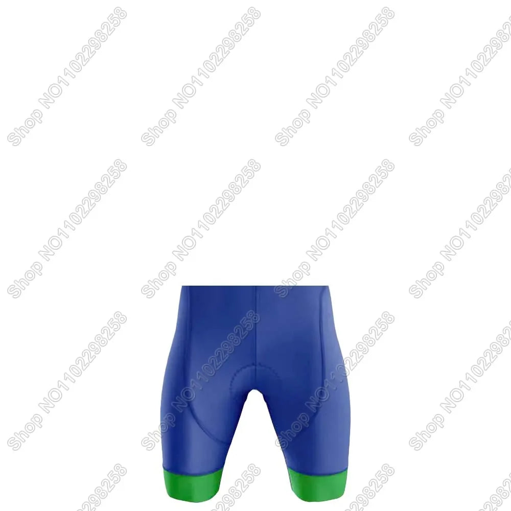 Super Mario: Mario and Luigi theme colors-- Cycling Jersey Set Men Funny Cycling Clothing Summer Road Bike Shirt Suit Bicycle Bib Shorts MTB Maillot