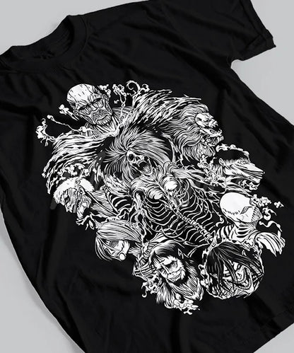 Attack on Titan: T-shirt for Anime Shingeki no Kyojin Titanes