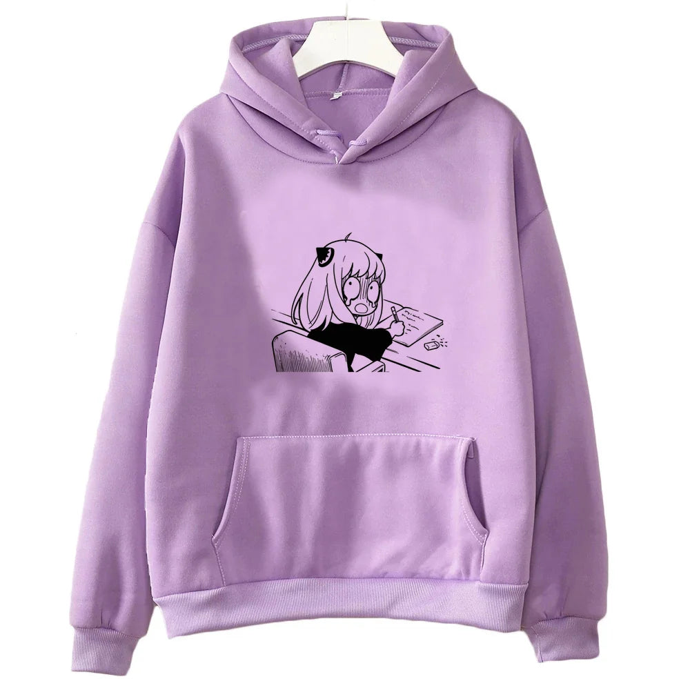Spy x Family: hoodie sweatshirt kawaii fashion graphic 2000s tops vintage Casual Aesthetic