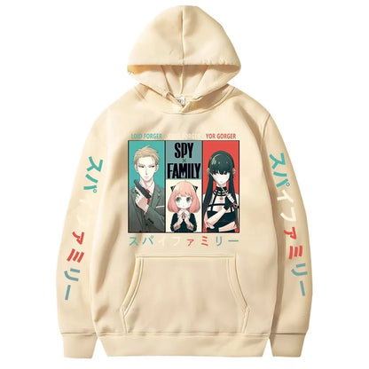 Spy x Family: Hoodie Fashion Hooded Sweatshirts Women Clothes Girls Casual Hoody Anya Forger Pullovers Anime Cartoon Print Tops