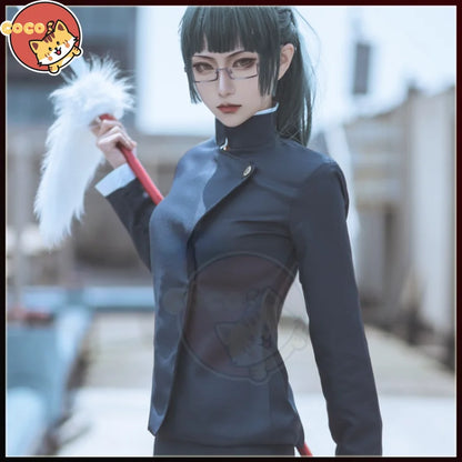 Jujutsu Kaisen: Cosplay Maki Zenin Cosplay Costume with Cosplay Wig