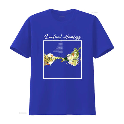 Samurai Champloo: Nujabes Luv Sic Hexalogy Tracklist T Shirt Pocket Back Print Shing02 Design Unique Music Themed vintage Washed Versatile