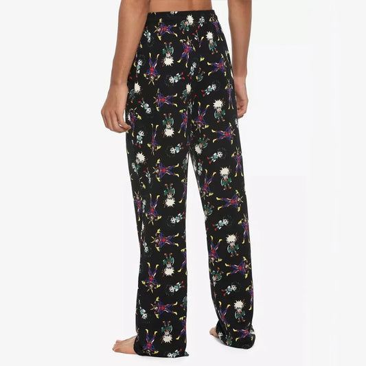 My Hero Academia: Chibi Characters Anime Allover Print Adult Kids Lounge Pajama Pants Summer Quick-dry Soft Lightweight
