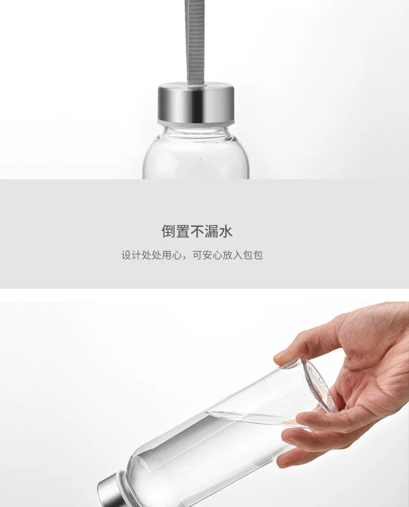Kpop Demon Hunters: Transparent Water Cup for Men Women Anime Cartoon Simple Cups Students Portable Fashion Water Bottle Gifts