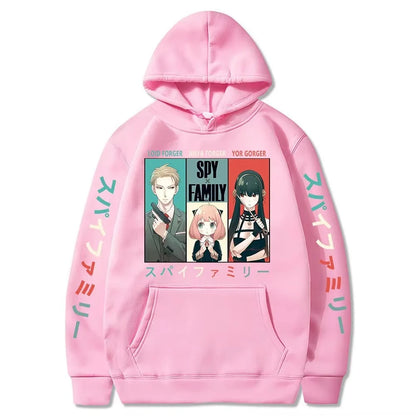 Spy x Family: Hoodie Fashion Hooded Sweatshirts Women Clothes Girls Casual Hoody Anya Forger Pullovers Anime Cartoon Print Tops