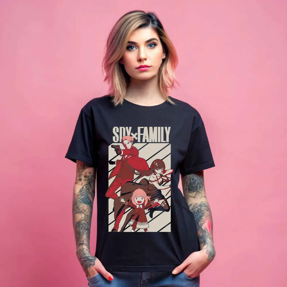 SPY x FAMILY New 2022 T-shirt Loid,yor,Anya,Bond,Forger Style unisex shirt 226