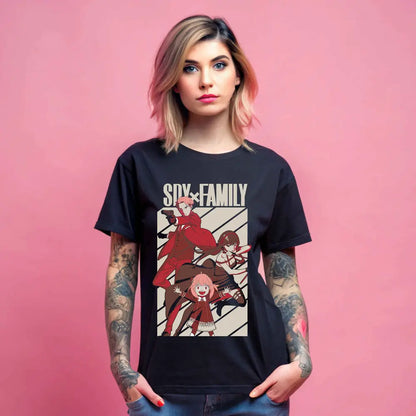 SPY x FAMILY New 2022 T-shirt Loid,yor,Anya,Bond,Forger Style unisex shirt 226