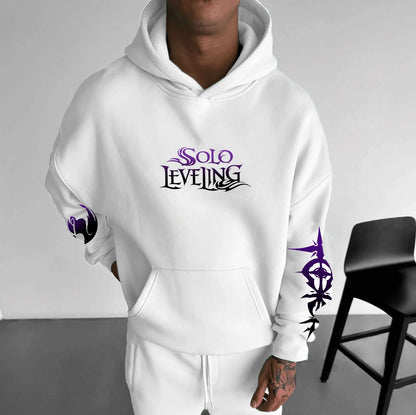 Solo Leveling: Parent-child Clothing Autumn and Winter Japanese Hotblooded Animation Classic Character Hoodie Men's and Women's