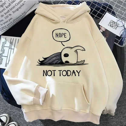 Hollow Knight: Silksong Print Hoodies Women Men Oversized Y2k Aesthetic Autumn Winter Thick Fleece Pullover Hoddies Streetwear