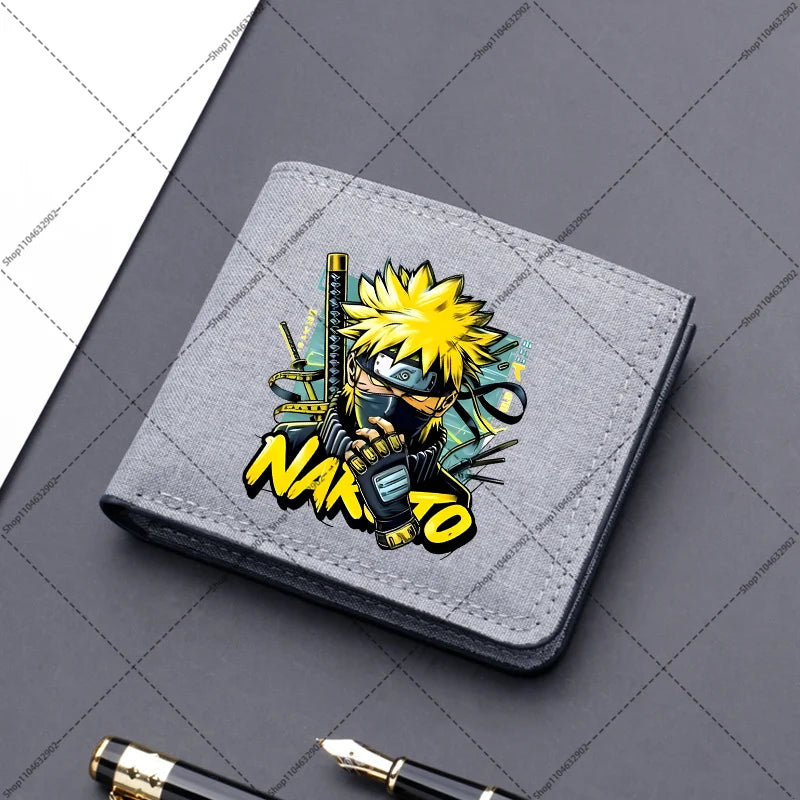Naruto: Variotion Wallet Sasuke Sakura Cartoon Anime Pattern Portable Purses Boys Girls Cute Purse Women Creative Wallets Party Gifts