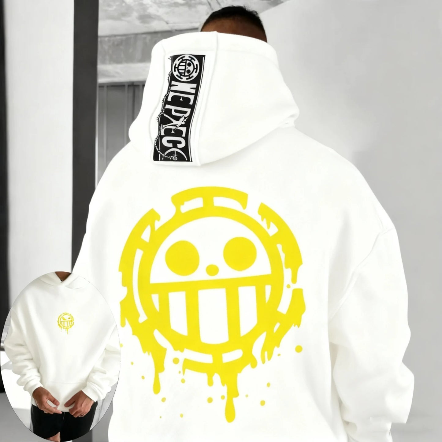 One PIece: Hoodie Sweater Trafalgar Law Japan Anime Summer Autumn New Boys Children's Long Sleeve Parent-Child Wear