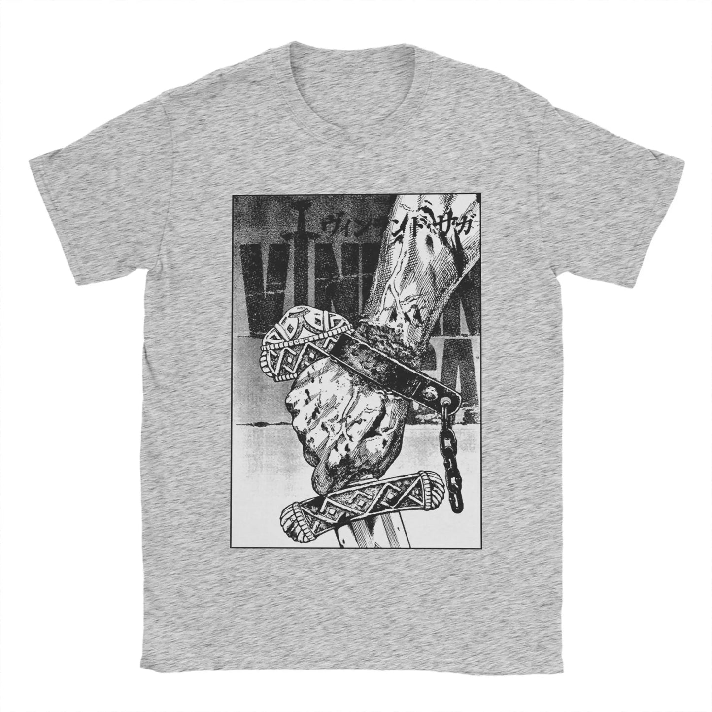 Vinland Saga: T Shirt Men's Pure Summer Fun T-Shirt Crewneck Tees Short Sleeve Clothes Adult