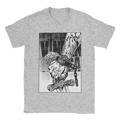 Vinland Saga: T Shirt Men's Pure Summer Fun T-Shirt Crewneck Tees Short Sleeve Clothes Adult