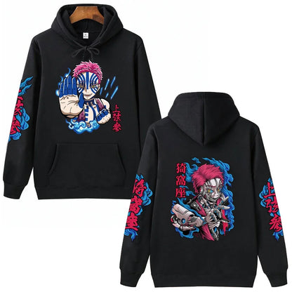 Demon Slayer: Tomioka Giyuu Japan Anime Printed Plus Size Hoodie Women Sweatshirts Winter Warm Unisex Casual Streetwear
