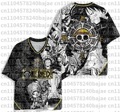 One Piece: Zoro Luffy 3D Quick-Drying T-Shirt Plus Size for Men Women Children's Top Jersey Gift