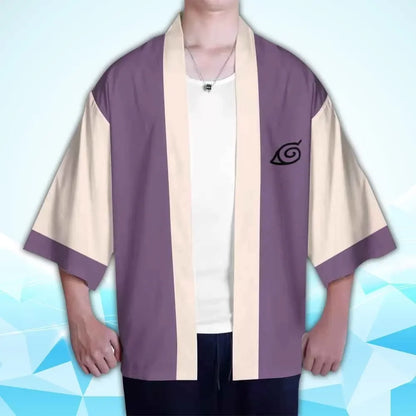 Naruto: Akatsuki Uzumaki Itachi Red Cloud Kimono Shirt Haori Yukata Printing Cosplay Robe Costume Christmas Festival Gifts