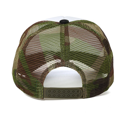 Akira: Camo Bloody  Logo Unisex Baseball Cap Anime Outdoor Mesh breathable Snapback hats Casquette